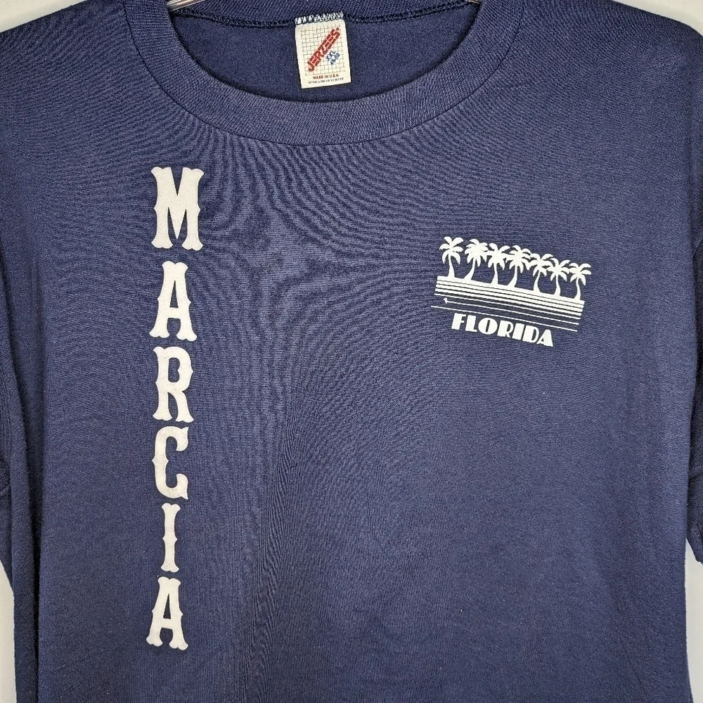 Vintage Jerzees single stitch Marcia Florida Men's Tshirt size XXL
